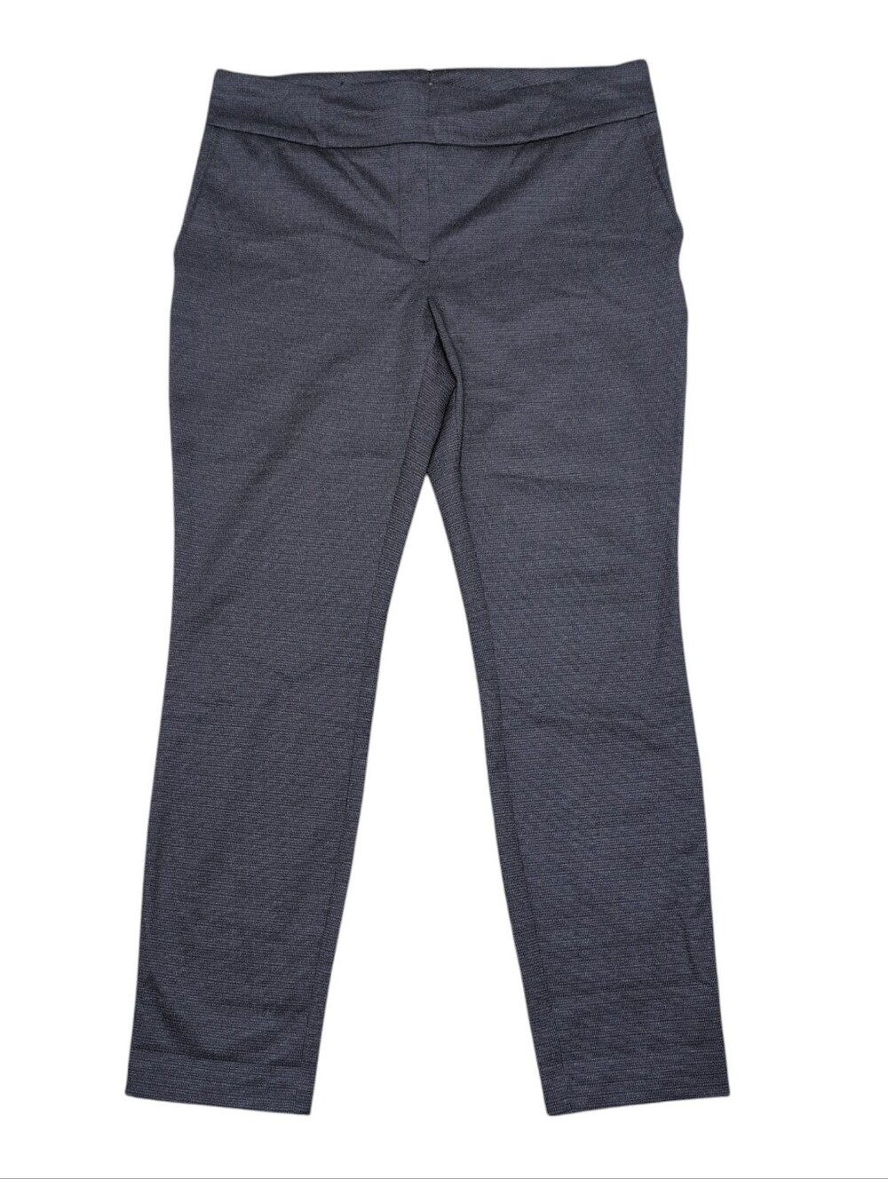 Dalia Black‎ Gray Pull On Work Pants Slim Fit size Large